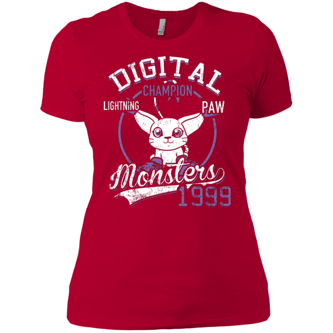 T-Shirts Red / X-Small Lightning Paw Women's Premium T-Shirt