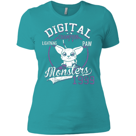 T-Shirts Tahiti Blue / X-Small Lightning Paw Women's Premium T-Shirt