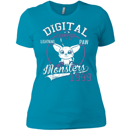 T-Shirts Turquoise / X-Small Lightning Paw Women's Premium T-Shirt