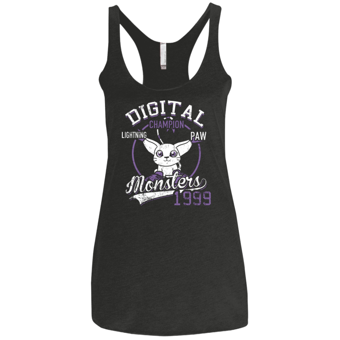 T-Shirts Vintage Black / X-Small Lightning Paw Women's Triblend Racerback Tank