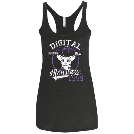 T-Shirts Vintage Black / X-Small Lightning Paw Women's Triblend Racerback Tank