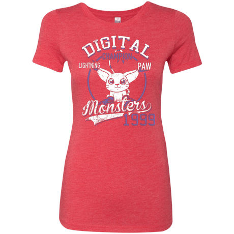 T-Shirts Vintage Red / Small Lightning Paw Women's Triblend T-Shirt