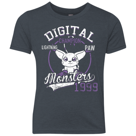 T-Shirts Vintage Navy / YXS Lightning Paw Youth Triblend T-Shirt