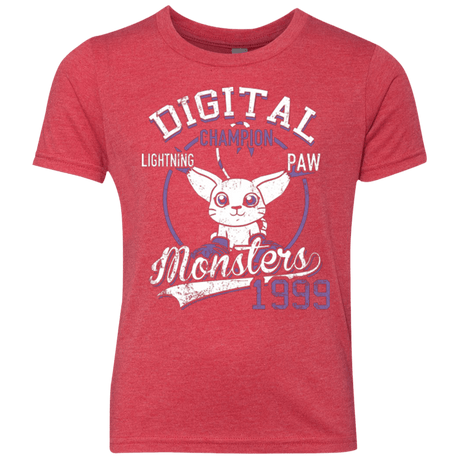 T-Shirts Vintage Red / YXS Lightning Paw Youth Triblend T-Shirt