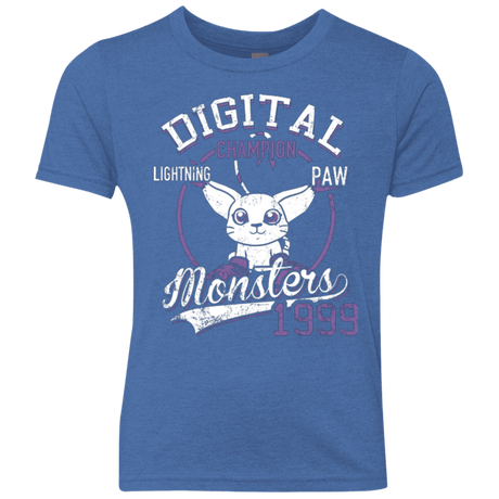 T-Shirts Vintage Royal / YXS Lightning Paw Youth Triblend T-Shirt