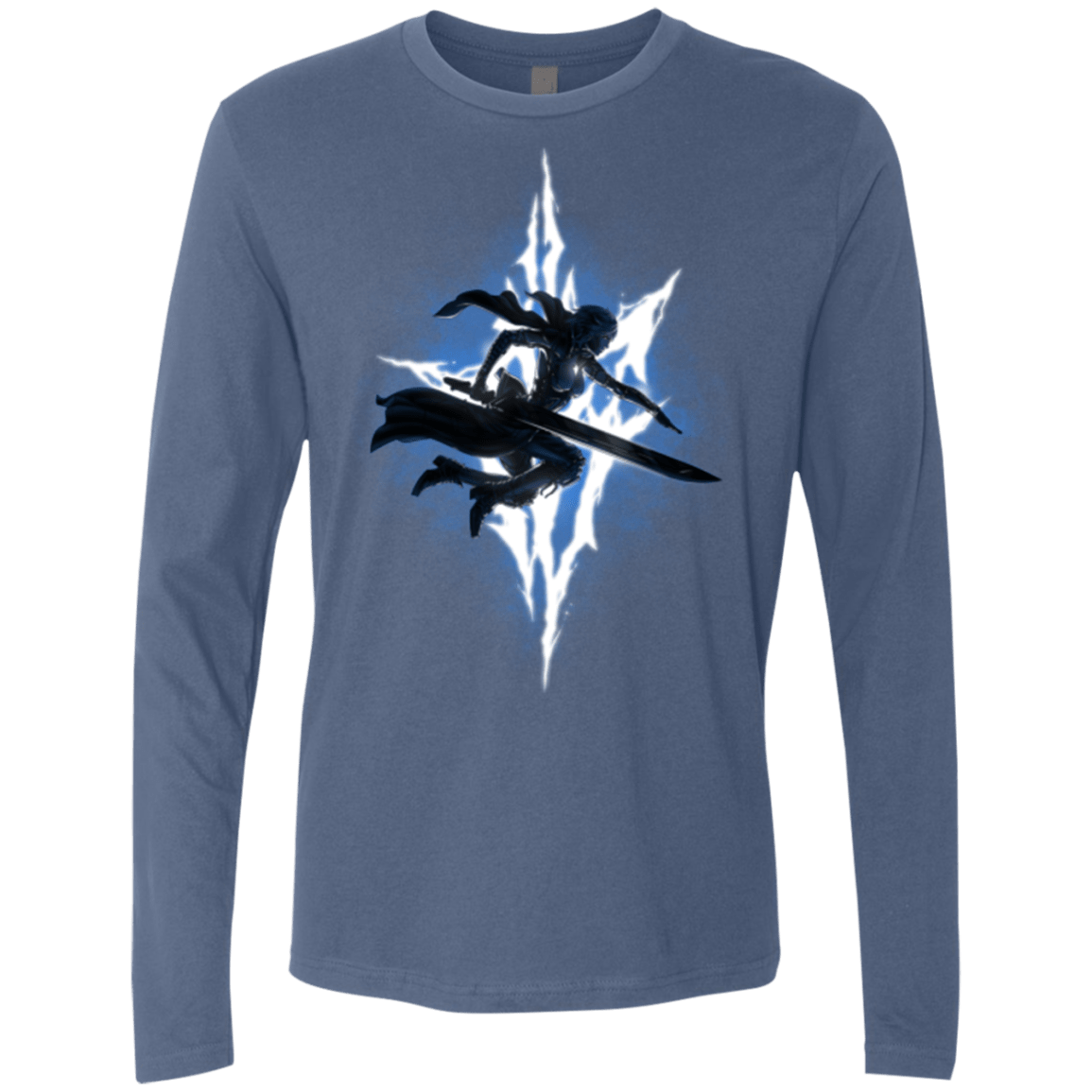 T-Shirts Indigo / Small Lightning Returns Men's Premium Long Sleeve