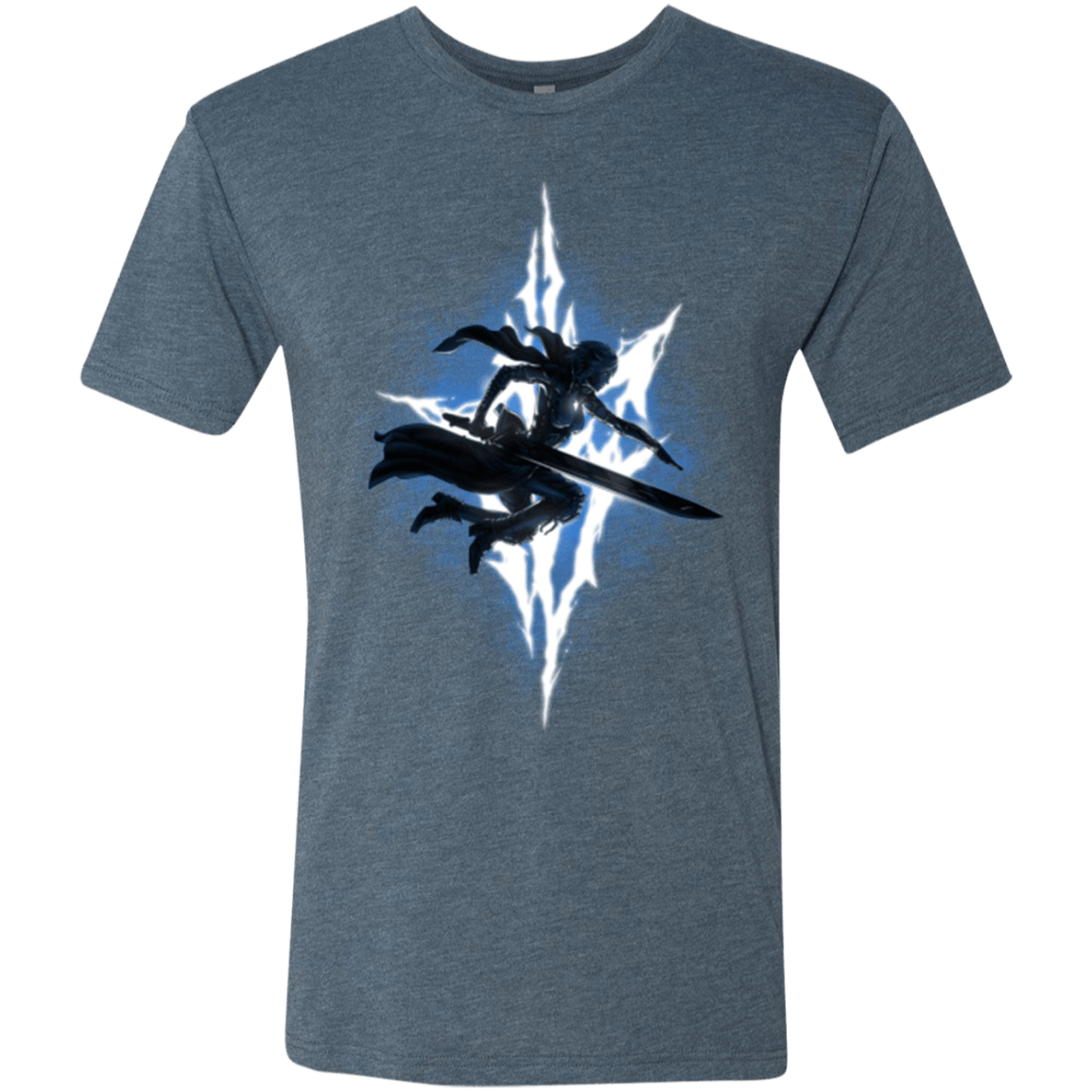 T-Shirts Indigo / Small Lightning Returns Men's Triblend T-Shirt