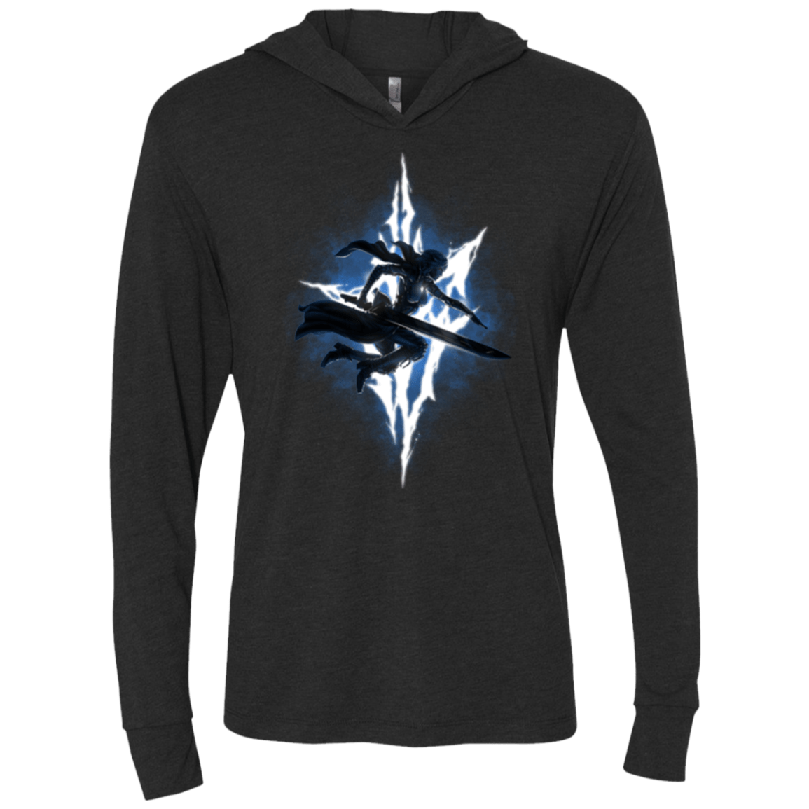 T-Shirts Vintage Black / X-Small Lightning Returns Triblend Long Sleeve Hoodie Tee