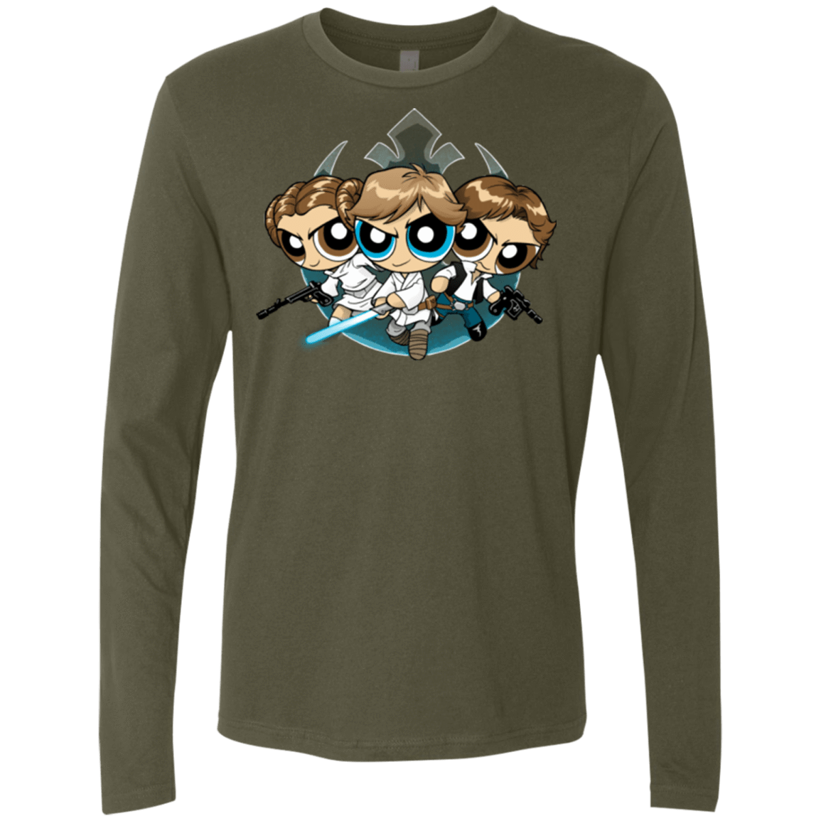 T-Shirts Military Green / Small Lightside Men's Premium Long Sleeve