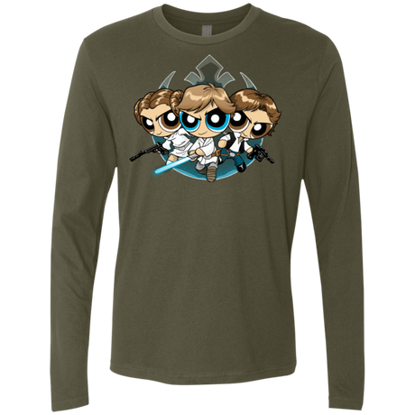 T-Shirts Military Green / Small Lightside Men's Premium Long Sleeve