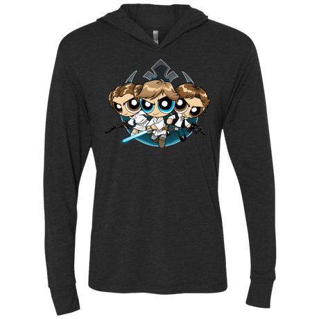 T-Shirts Vintage Black / X-Small Lightside Triblend Long Sleeve Hoodie Tee