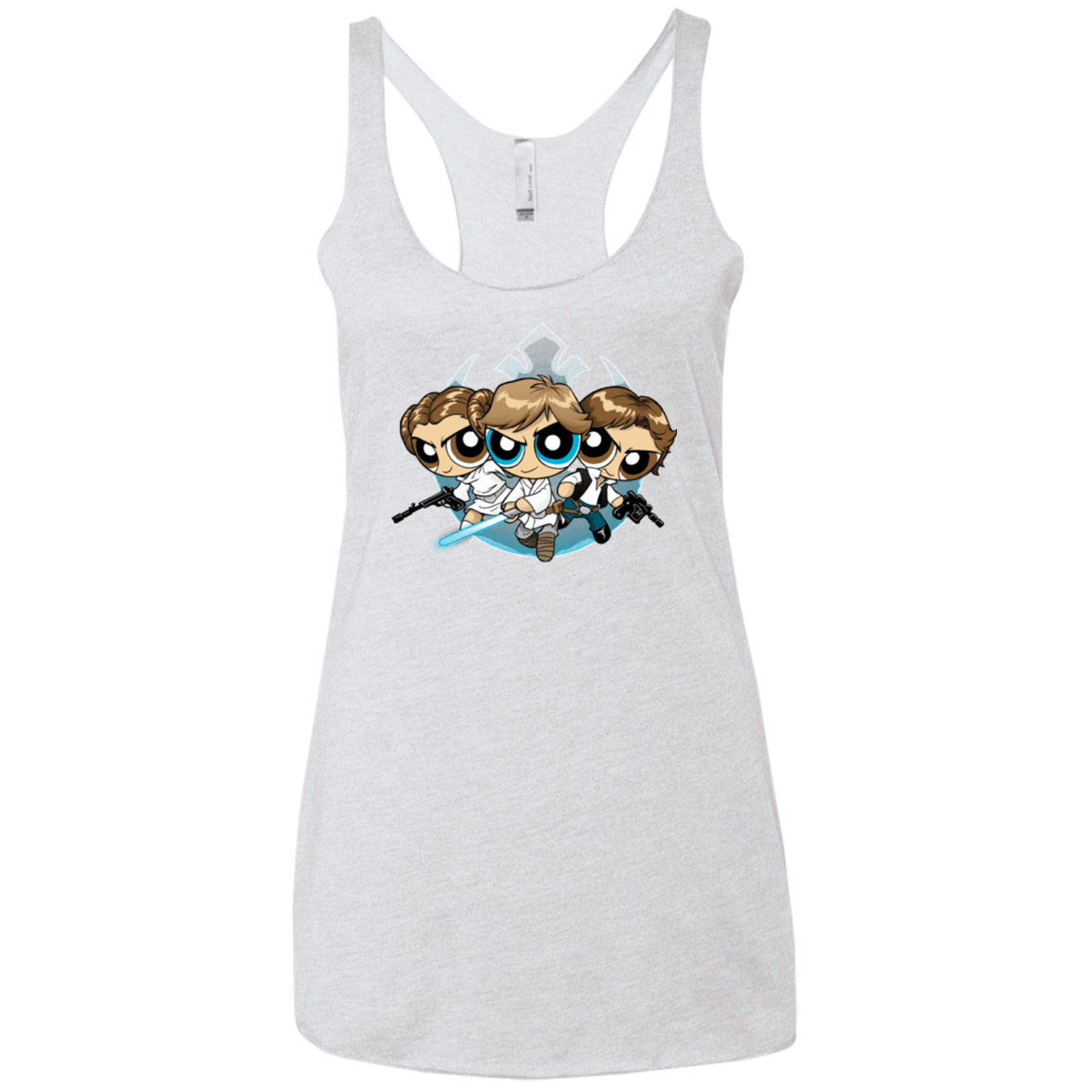 T-Shirts Heather White / X-Small Lightside Women's Triblend Racerback Tank