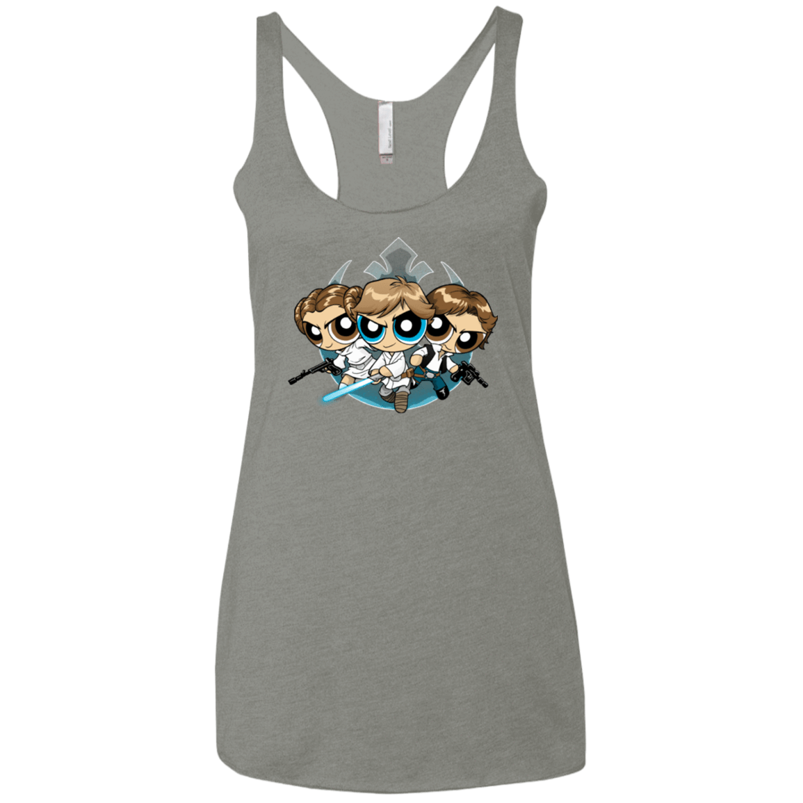 T-Shirts Venetian Grey / X-Small Lightside Women's Triblend Racerback Tank