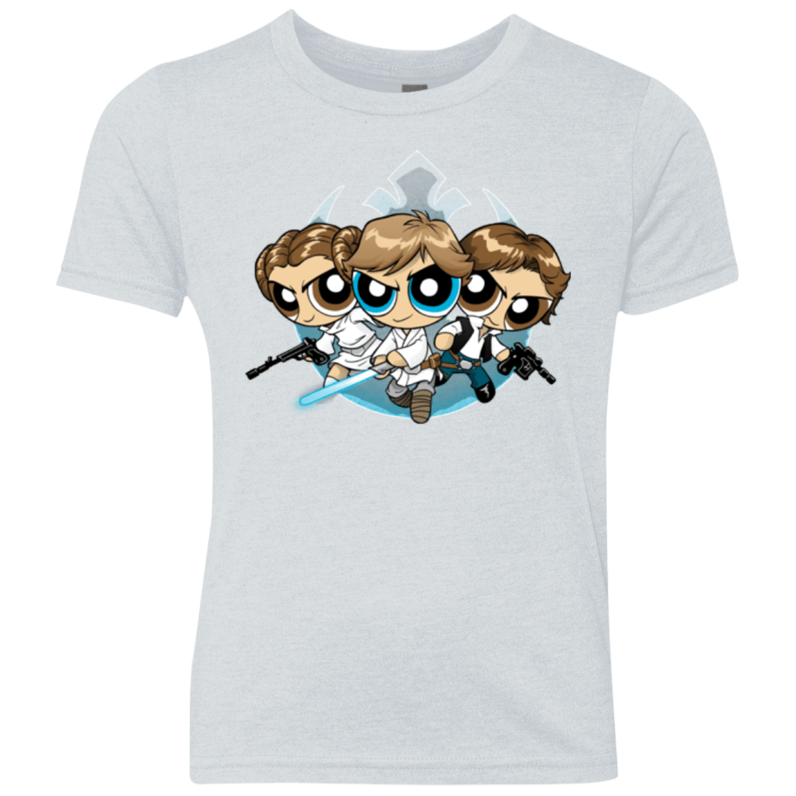 T-Shirts Heather White / YXS Lightside Youth Triblend T-Shirt