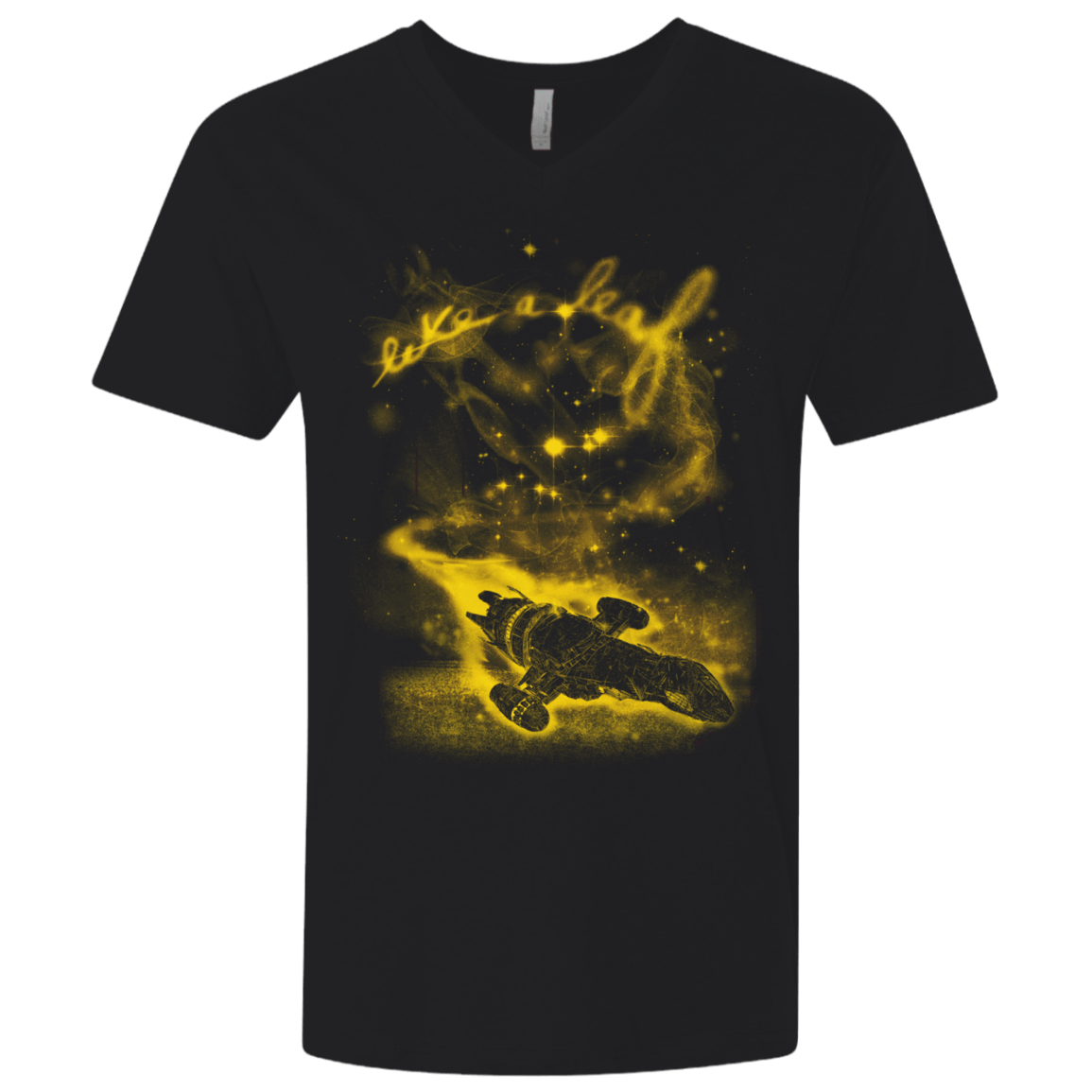 T-Shirts Black / X-Small Like a Leaf Men's Premium V-Neck