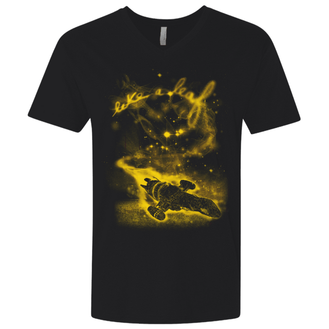 T-Shirts Black / X-Small Like a Leaf Men's Premium V-Neck