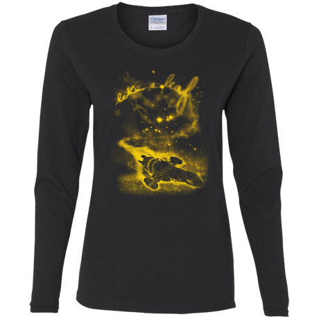 T-Shirts Black / S Like a Leaf Women's Long Sleeve T-Shirt