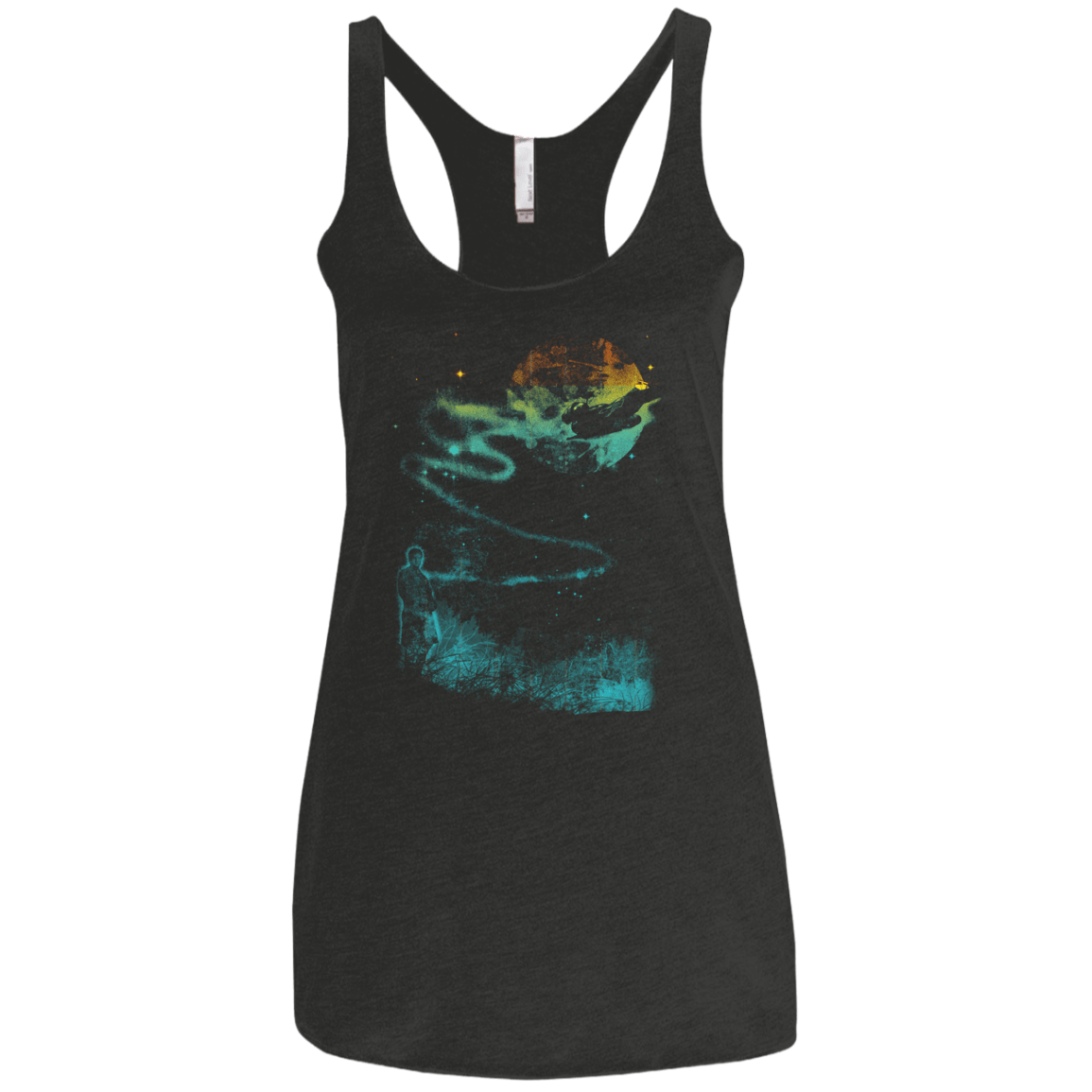 T-Shirts Vintage Black / X-Small Like a Leaf Women's Triblend Racerback Tank
