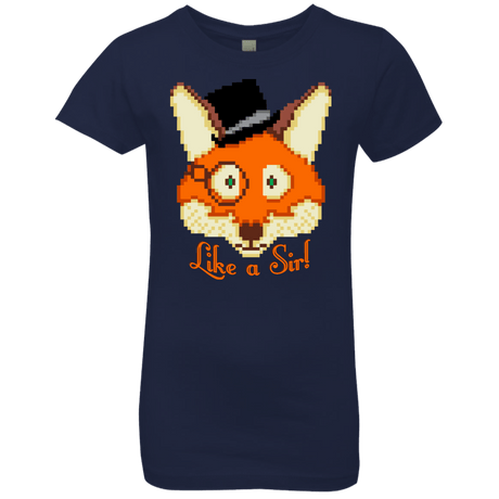 T-Shirts Midnight Navy / YXS Like A Sir Girls Premium T-Shirt