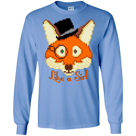 T-Shirts Carolina Blue / S Like A Sir Men's Long Sleeve T-Shirt