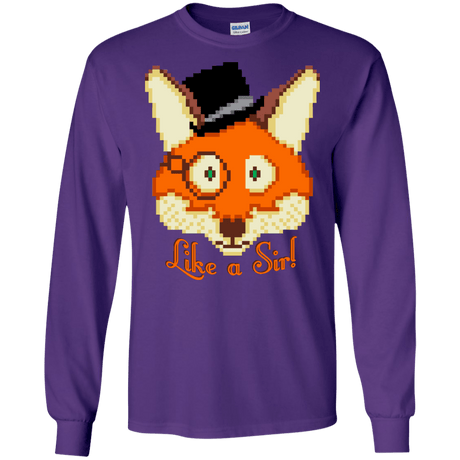 T-Shirts Purple / S Like A Sir Men's Long Sleeve T-Shirt