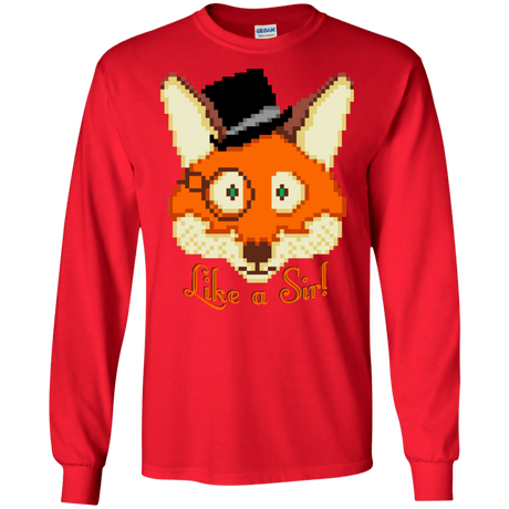 T-Shirts Red / S Like A Sir Men's Long Sleeve T-Shirt