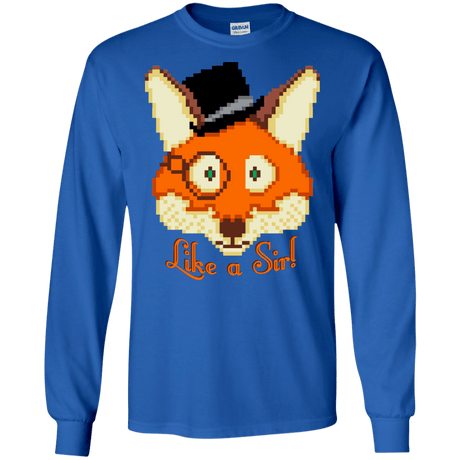 T-Shirts Royal / S Like A Sir Men's Long Sleeve T-Shirt