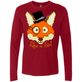 T-Shirts Cardinal / S Like A Sir Men's Premium Long Sleeve