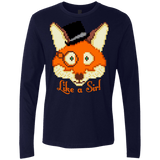 T-Shirts Midnight Navy / S Like A Sir Men's Premium Long Sleeve