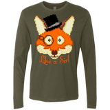 T-Shirts Military Green / S Like A Sir Men's Premium Long Sleeve