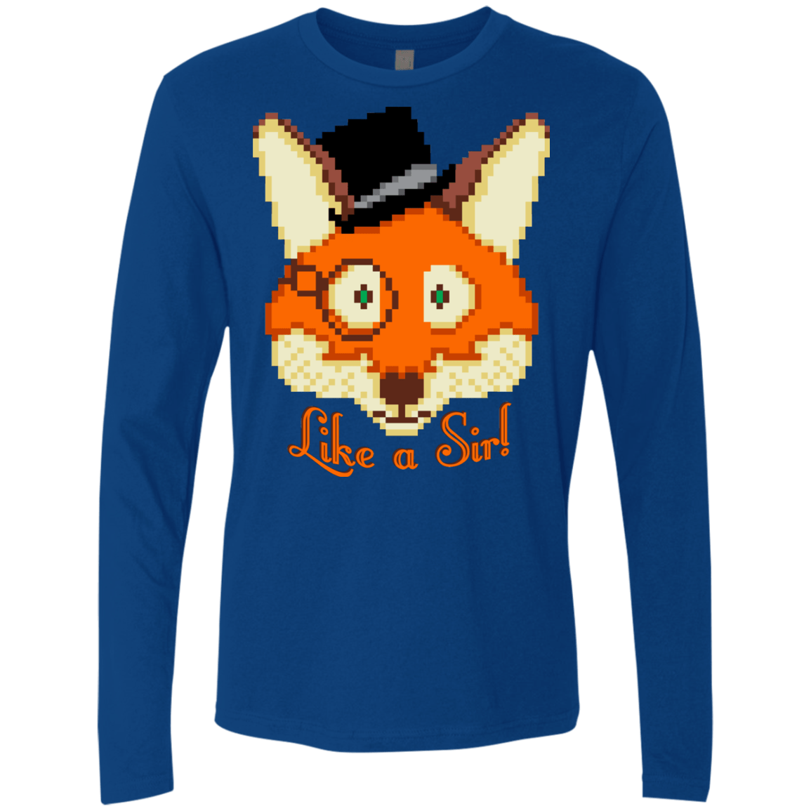 T-Shirts Royal / S Like A Sir Men's Premium Long Sleeve