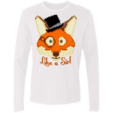 T-Shirts White / S Like A Sir Men's Premium Long Sleeve