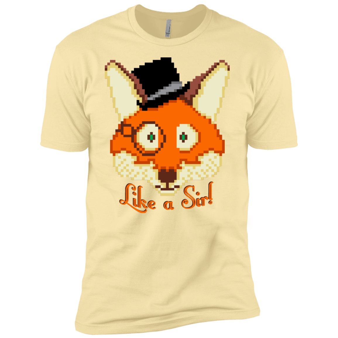 T-Shirts Banana Cream / X-Small Like A Sir Men's Premium T-Shirt