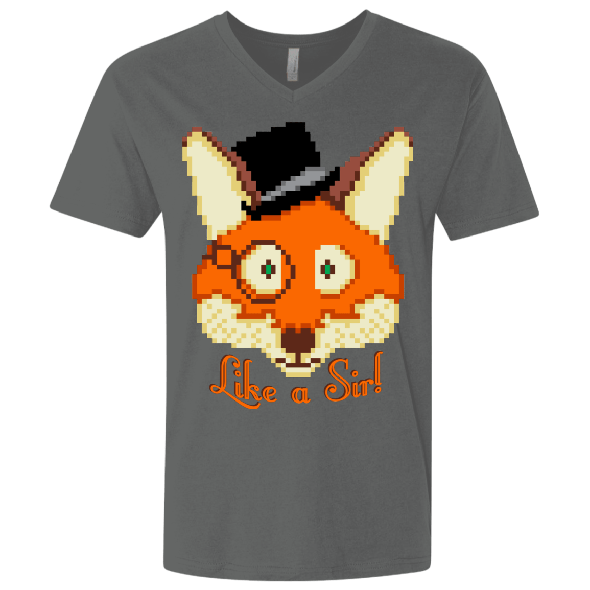 T-Shirts Heavy Metal / X-Small Like A Sir Men's Premium V-Neck