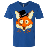 T-Shirts Royal / X-Small Like A Sir Men's Premium V-Neck