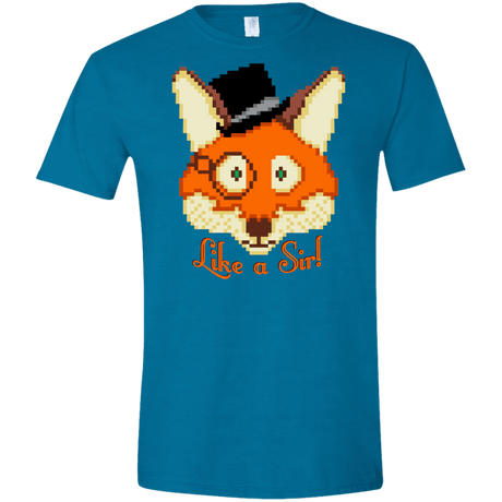 T-Shirts Antique Sapphire / S Like A Sir Men's Semi-Fitted Softstyle