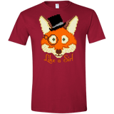 T-Shirts Cardinal Red / S Like A Sir Men's Semi-Fitted Softstyle
