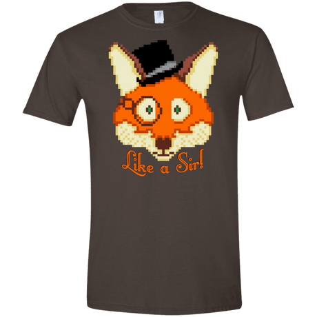 T-Shirts Dark Chocolate / S Like A Sir Men's Semi-Fitted Softstyle