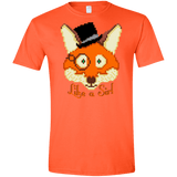 T-Shirts Orange / S Like A Sir Men's Semi-Fitted Softstyle
