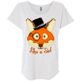 T-Shirts Heather White / X-Small Like A Sir Triblend Dolman Sleeve