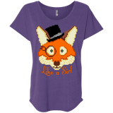 T-Shirts Purple Rush / X-Small Like A Sir Triblend Dolman Sleeve