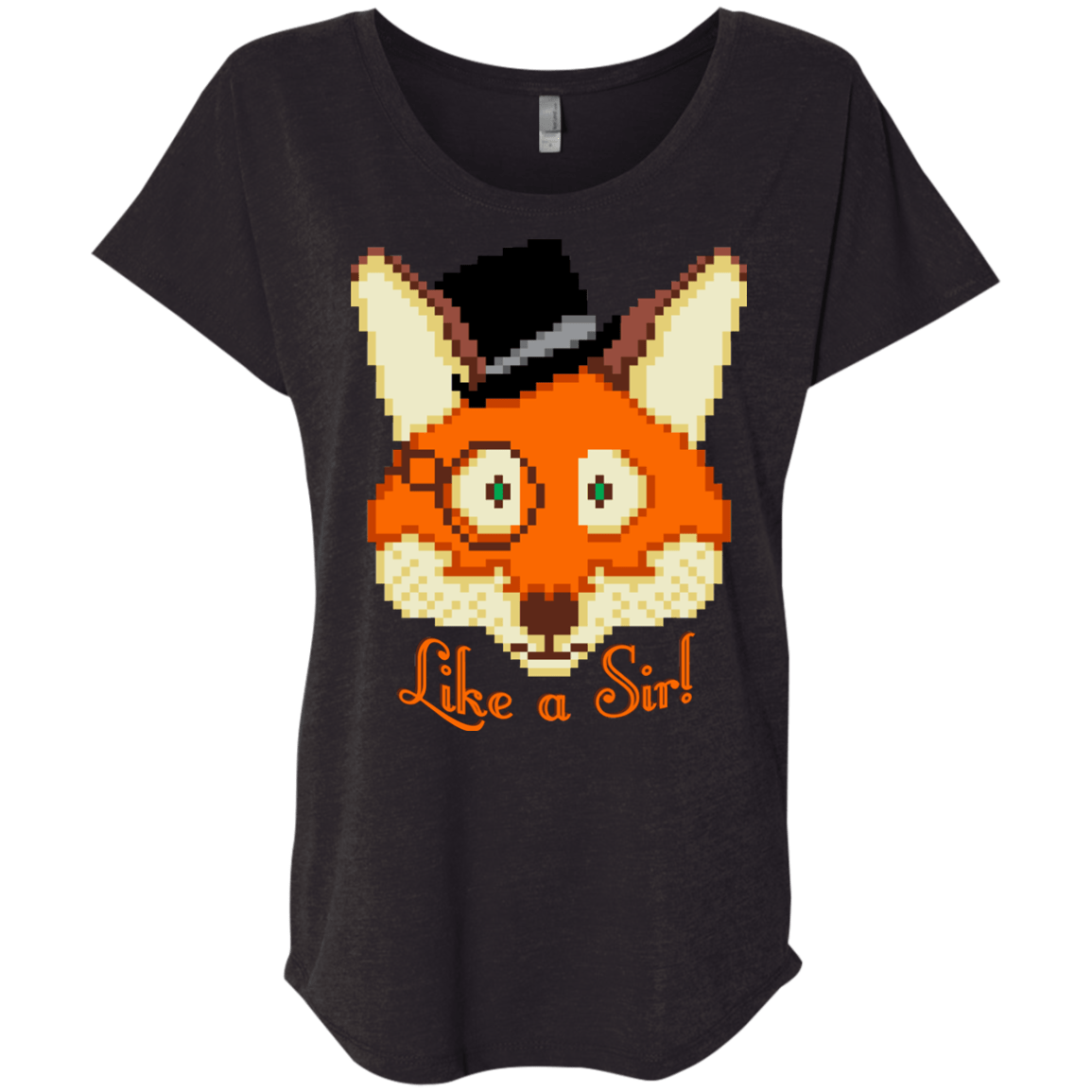 T-Shirts Vintage Black / X-Small Like A Sir Triblend Dolman Sleeve