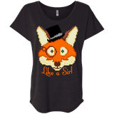 T-Shirts Vintage Black / X-Small Like A Sir Triblend Dolman Sleeve