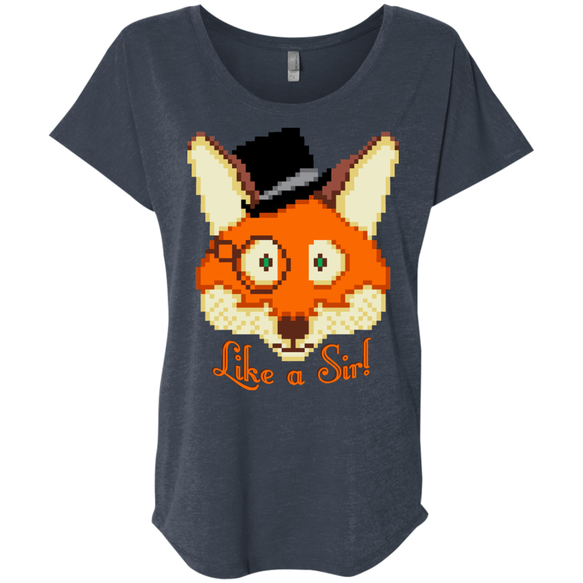 T-Shirts Vintage Navy / X-Small Like A Sir Triblend Dolman Sleeve