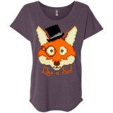 T-Shirts Vintage Purple / X-Small Like A Sir Triblend Dolman Sleeve