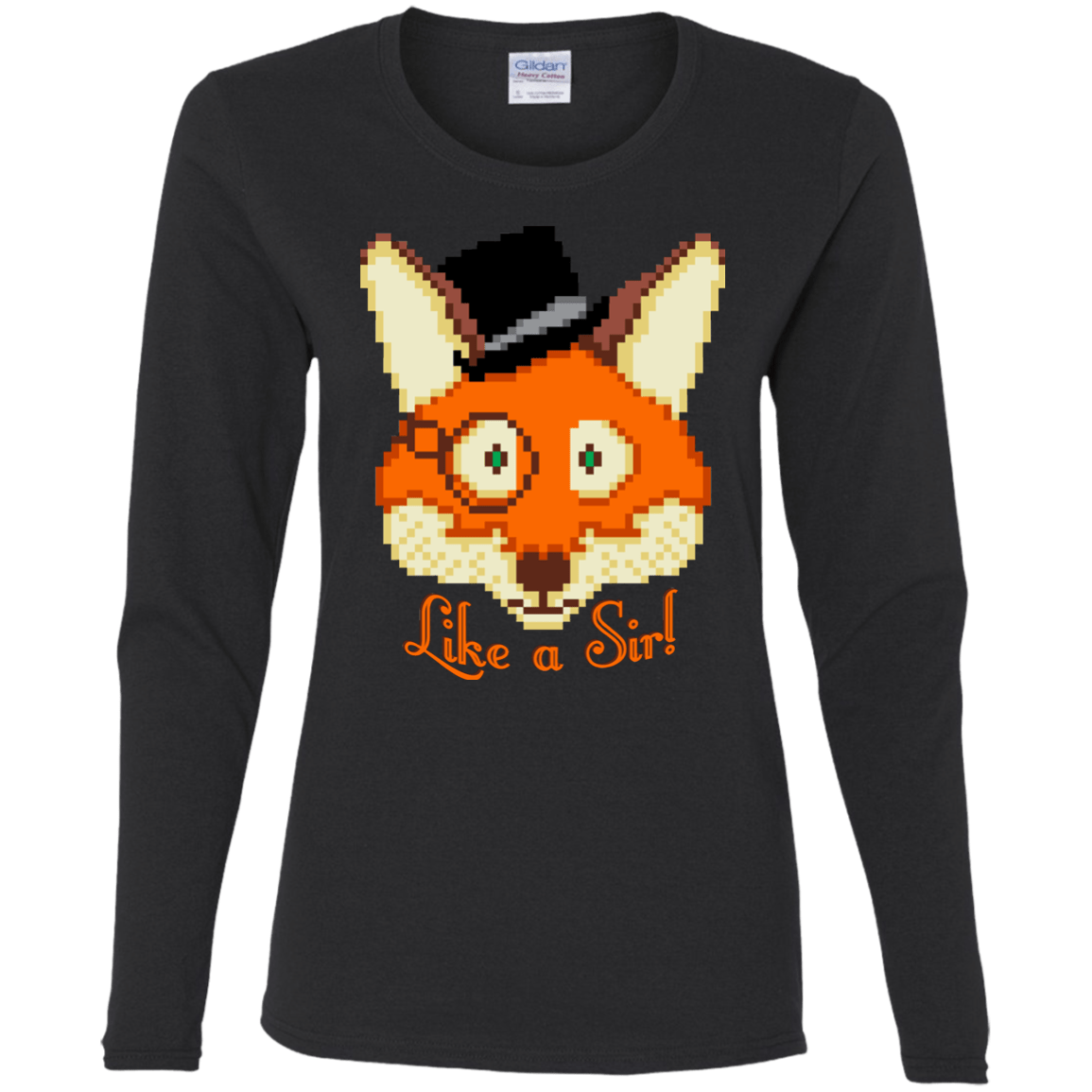T-Shirts Black / S Like A Sir Women's Long Sleeve T-Shirt