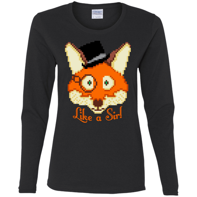 T-Shirts Black / S Like A Sir Women's Long Sleeve T-Shirt