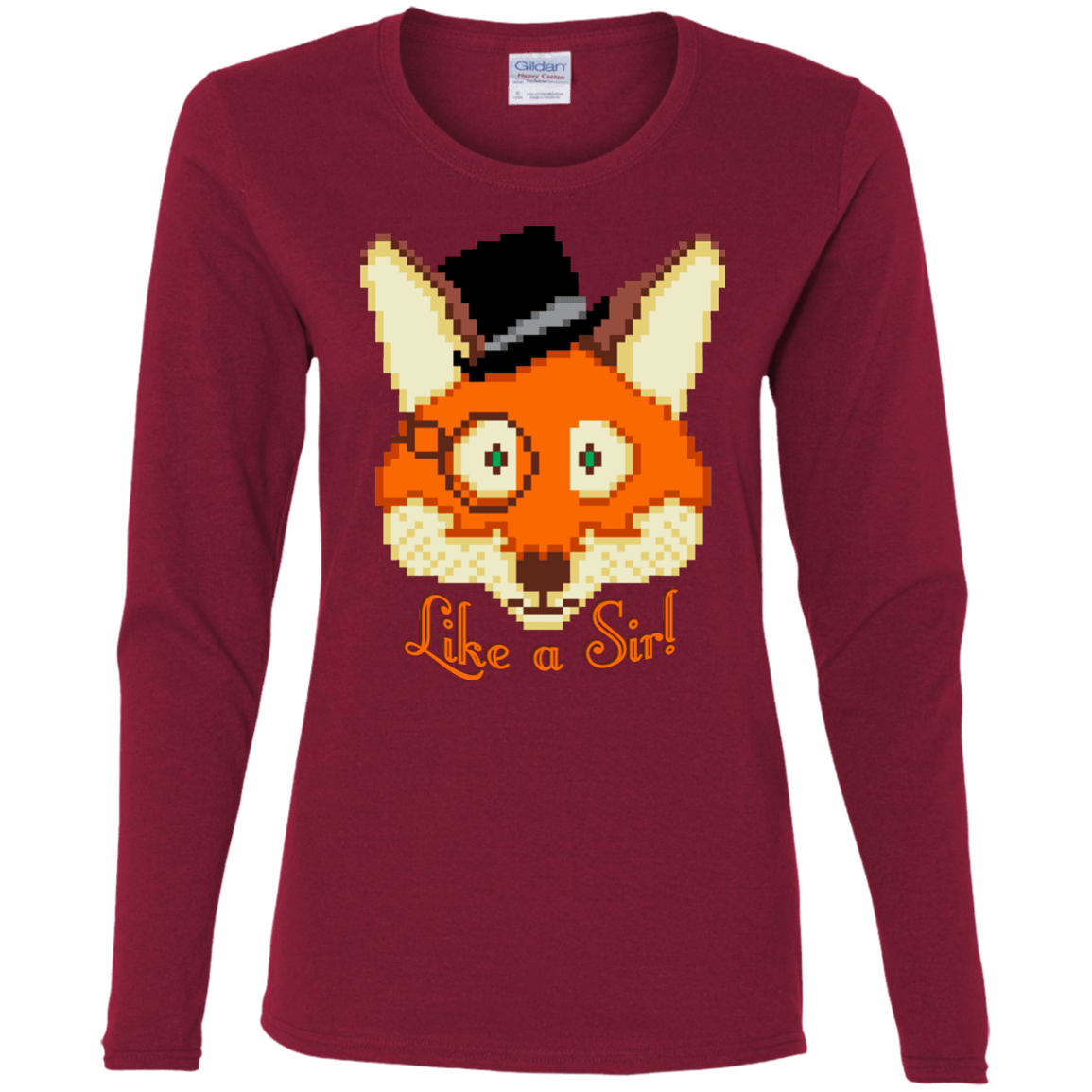 T-Shirts Cardinal / S Like A Sir Women's Long Sleeve T-Shirt