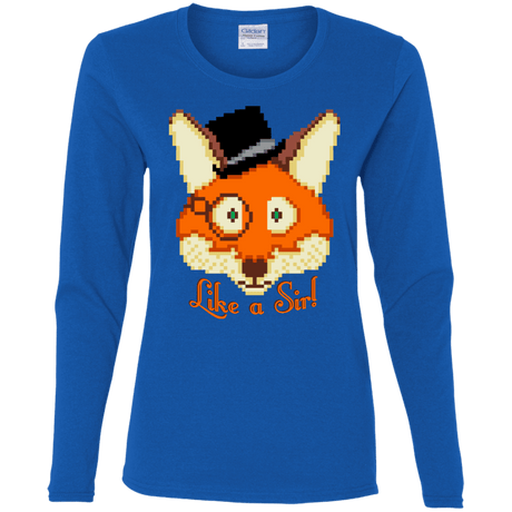 T-Shirts Royal / S Like A Sir Women's Long Sleeve T-Shirt