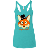 T-Shirts Tahiti Blue / X-Small Like A Sir Women's Triblend Racerback Tank